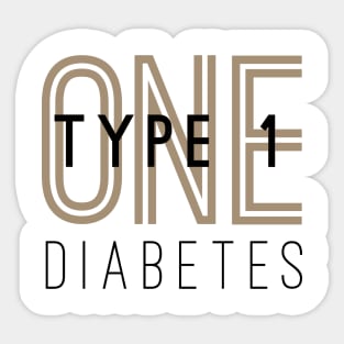 Type 1 Diabetes Sticker